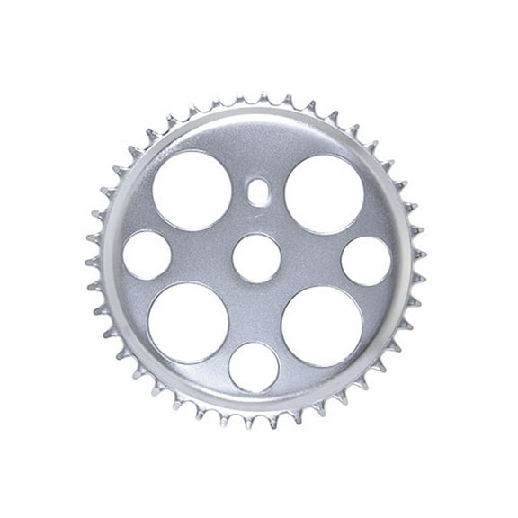 STEEL BICYCLE SPROCKET LUCKY-7 1/2X1/8X42T CHROME. Bike part, Bicycle part, bike accessory, bicycle part