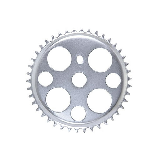 STEEL BICYCLE SPROCKET LUCKY7 1/2X1/8X42T CHROME. Bike part, Bicycle