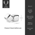 thumbnail image 3 of Viski Glacier Rocks Large Stainless Steel Ice Cubes, Bar Gifts, Set of 2, 3 of 5