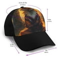 thumbnail image 2 of Naloa Sunset Maple Tree Fox Adult adjustable Print Baseball Hat, Patchwork curved brim baseball capfor Men and Women, One Size, 2 of 5