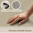 thumbnail image 6 of ODIKA Beige Geometric Boho Vintage Trellis Distressed Neutral Cream Pet Friendly & Kids Safe Bedside for Bedroom, Nursery, RV, 6 of 7