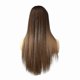 thumbnail image 5 of Dyed Wig Women's Split Matte Silk Long Straight Wig Banmo, 5 of 5