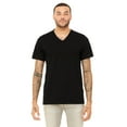 thumbnail image 1 of Camiseta unisex Bella + Lienzo CVC Jersey cuello en V BLACK HEATHER 3XL 3005CVC, 1 of 5