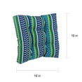 thumbnail image 5 of 19-inch Squared Spun Polyester Tufted Dining Chair Cushion (Set of Two), 5 of 5