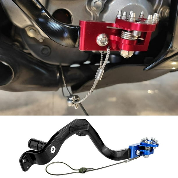 Par De Estriberas Negras Anodizadas Para Reposapiés Delanteros | FXCNC Universales Para Moto