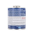 thumbnail image 3 of ComStar PVC Cement, Fast-Setting Medium Viscosity High Strength Solvent Cement for PVC Pressure Pipe & Fittings, Low V.O.C.Exceeding ASTM D-2564 Standard, Ideal for Plumbing & Sewer,1 Quart (20-135), 3 of 5