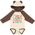 thumbnail image 3 of Inktastic My Aunt Loves Me Niece Boys or Girls Long Sleeve Baby Bodysuit, 3 of 5