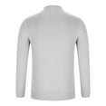 thumbnail image 5 of gbyLJF Lightweight Mock Neck Sweater for Men Solid Color Long Sleeve Pullover Tops Soft Comfy Slim Fit Blouse Casual Base Layer Shirt, 5 of 6