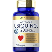 Ubiquinol 200mg | 60 Softgels | CoQ10 Supplement | Highly Bioavailable | by Carlyle