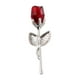 thumbnail image 3 of Adorno de rosa de cristal con diamantes de imitación, figura floral, ramo de rosas, regalo floral Rojo, 3 of 9