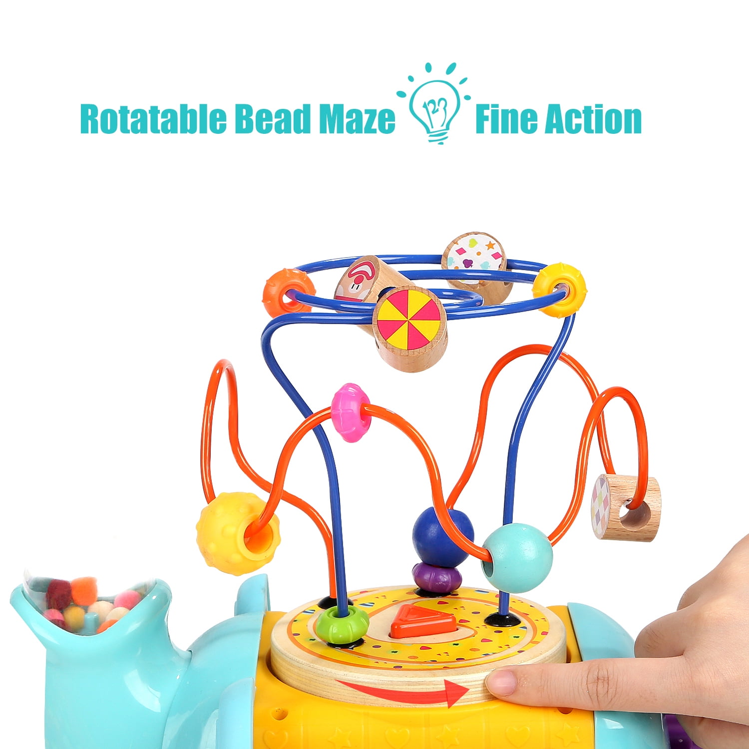 12-in-1 Wood Game Center — Bright Bean Toys