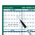 AT-A-GLANCE 2025 Vertical Reversible Erasable Wall Calendar Large 24 x ...