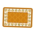 thumbnail image 1 of DOLITY Kitchen Absorbent Drain Pad Dinnerware Placemat Dish Drying Mat Farmhouse Dishes Orange, 1 of 9