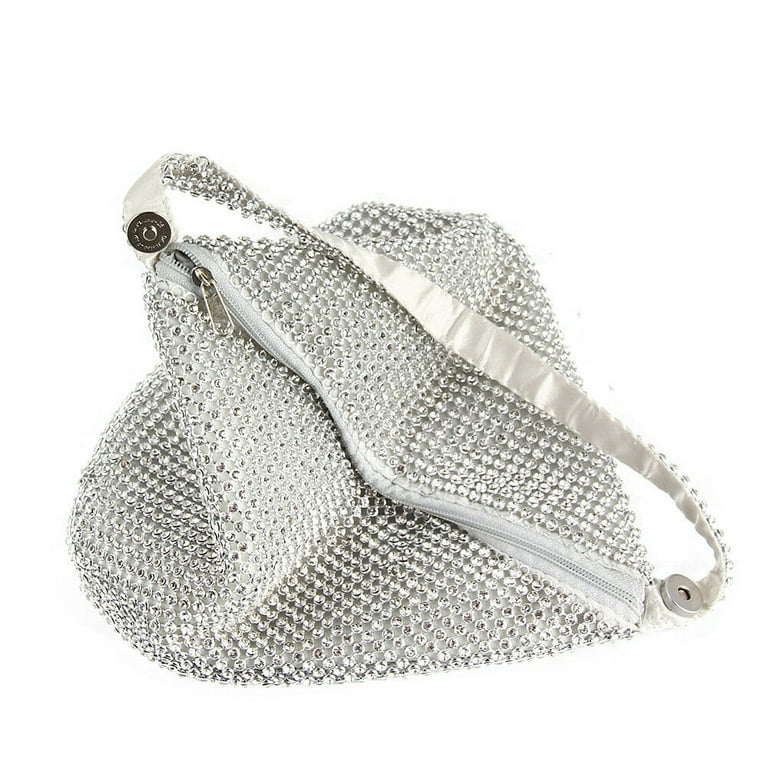 SHANNA Women s Evening Bag Sparkly Rhinestone Purse Chain Clutch
