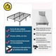 thumbnail image 3 of Bases Cama Matrimonial Marco De Cama Con Plataforma De Metal De Alto Resistencia, 3 of 6