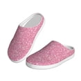 thumbnail image 2 of Balery Glitter Pattern Women's Fuzzy Memory Foam Slippers Fluffy Winter House Shoes Indoor and Outdoor-46/47, 2 of 7