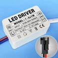 thumbnail image 2 of FSLiving 12V LED Driver, 85-265V, LED Transformer 1-3Watts Electrical Ballasts for LED Light Strips, Recessed Lights, Spotlights, 2 of 5