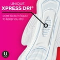 thumbnail image 4 of U by Kotex Teen Ultra Thin Feminine Pads with Wings, Extra Absorbency, Unscented, 42 Count, 4 of 9