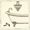 thumbnail image 2 of Adams, Emily 12x12 White Modern Wood Framed Museum Art Print Titled - Emilys Boudoir I - Bath, 2 of 4