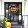 thumbnail image 4 of 250th Anniversary Patriotic Wreath, 4th of July Garland for Front Door, Farmhouse Patriotic Memorial Wreaths for Front Door, Brave Wings Wreath Flag Wreaths Decor for Home Wall Porch, 4 of 6