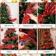 thumbnail image 4 of Guirnalda de malla decorativa navideña Jutom con 4 rollos de cinta de 25 cm x 9 m, 4 of 7