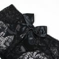 thumbnail image 2 of Women’s Bikini Lace Panties Knicker Breathable Underwear with Cute Bow Knot, 2 of 5