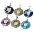thumbnail image 3 of Collar Yashi Broche Ping'an con colgante de cristal y amatista pequeña, 3 of 5