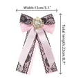 thumbnail image 2 of INSPIRE CHIC Women's Big Bowknot Rhinestone Sweet Ribbon Bow Brooch for Shirts, 2 of 5