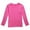 Hot Pink, variant on Krdevn Toddler Boys Girls Autumn Long Sleeve Solid Prints T Shirt Tops,6-7 Years