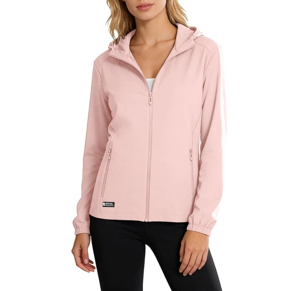 Women's UPF 50 Zip Up Hoodie Lightweight Sun Protection Jacket with Zippered Pockets for Outdoor Adventures and Traveling