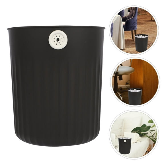 FELTECHELECTR Kitchen Waste Bin Garbage Can Plastic Bathroom Trash Can 1Set 9.8x8.5x8.5in