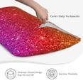 thumbnail image 5 of Easygdp Rainbow Glitter Envelope Closure Pillowcase - 20x36in, Queen Pillowcase, Breathable, Stain-Resistant, Wrinkle-Free, 5 of 9