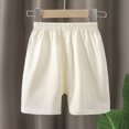 thumbnail image 2 of KPOPLK Cotton Shorts for Boys Summer Casual PJS Khaki Shorts Elastic Waist Shorts with Pockets 3M-4Years Size 3-4 Years,Beige, 2 of 7