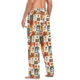 thumbnail image 6 of Christmas Snowmen Deers Squares Men's Pajama Pants with Pocket Lounge Pants Pajama Sleep Pant Pj Comfortable, 6 of 7