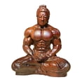 thumbnail image 1 of DimyFew Buddha Figure Mini Buddha Statue Chinese Decor Buddha Sculpture Innovative Design Figure Made of Handmade Material for Gift Office Living Room Bedroom Ebony L, 1 of 8