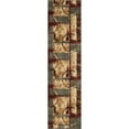 thumbnail image 1 of Unique Loom Barista Zone Géométrique Tapis 2' x 8' Coureur Multi/Beige, 1 of 1