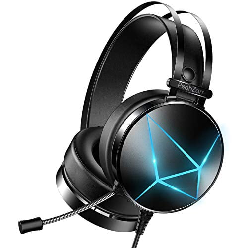 PeohZarr Gaming Headset PS4 Headset Xbox One Headset, 7.1 Surround Sound,  PC Headset with Crystal Clear Mic \u0026 Large Earpads, Compatiable with Xbox  One Controller(Adapter Not Included), PS4, PS5, PC - Walmart.com