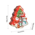 thumbnail image 3 of Steadline Iron Christmas Tree Storage Can with Santa Design - Festive Holiday Container for Candy and Small Gifts - Seasonal Decorative Box for Home and Party Decor, 3 of 6