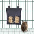 thumbnail image 3 of Blue Hay Feeder for Rabbit, Guinea Pig, Rabbit Feeding Bag, Guinea Pig, Hanging Hay Bag, Hay Bag, Hanging Feeding Bag for Rabbit, Guinea Pig, 27* 22*0.5cm, 3 of 5