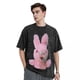 thumbnail image 3 of Camiseta japonesa Dirty Bunny Sonic Youth, camiseta de algodón lavado de gran tamaño de hip hop para hombres y mujeres, camisetas de calle, camiseta estampada, 3 of 4