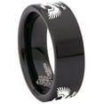 thumbnail image 6 of Soaring Double Eagle Tungsten Carbide Ring, 6 of 9