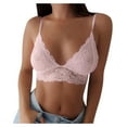 thumbnail image 2 of snowsong Bras for Women,Bralettes for Women Underwear Bra For Woman Plus Size Daily Adjustable Sleeveless Bra Wireless Bra,Seamless Bras,Full Coverage Bras Pink L, 2 of 4