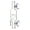 L, variant on Glass CO2 Diffuser with Suctions Cups Clear Inline Atomizer for Planted for Aquarium Accessories Diameter 13mm 17mm