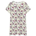 thumbnail image 3 of Hello Kitty Nightgowns for Women Short Sleeve Night Gown Soft Sleep Shirts Women's Sleepwear Print Sleep Dress, 3 of 7