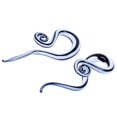 thumbnail image 1 of ía para el cuerpo Caracol Espiral de vidrio Oreja cónica Tapón de oreja de oreja Ensanchador 10mm Sunnimix Camilla oído, 1 of 8