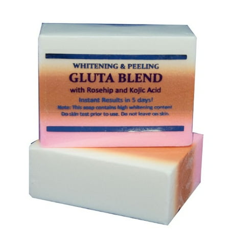 Premium Whitening/Peeling Soap w/ Glutathione, Rosehip and Kojic acid - For Normal (Best Glutathione Soap In The Philippines)
