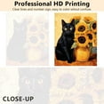 thumbnail image 3 of Adults Digital Painting Set, Sunflower and Cat DIY Acrylic Painting, Canvas Art Crafts for Bedroom Decoration, Black Cat Adult Digital Painting for Beginners Hobbyists, 16x20 Inch (Without Frame), 3 of 7