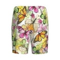 thumbnail image 2 of Lsque Butterflies2 Mens Sleep Pajama Shorts,Short Pajama Pants, Cotton Ultra-Soft Knit-XX-Large, 2 of 9