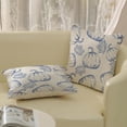 thumbnail image 6 of Fall Pillow Covers 20x20 Navy Blue Pumpkin Decor Throw Pillows Case for Couch Maple Leaves Autumn Harvest Thanksgiving Farmhouse Indoor Outdoor Decorative Cushion Cases for Sofa Bed Set of 2, 6 of 6