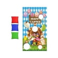thumbnail image 1 of Pancarta de fondo para juegos de lanzamiento de Pascua para niños y adultos, divertidos regalos de Pascua, juguetes exteriores, pancarta de juego de, 1 of 9